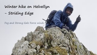 Hiking Helvellyn via Striding Edge Swirral Edge Lake District [upl. by Ueihtam509]