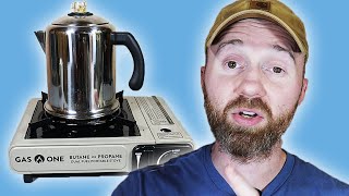 How To Percolate Coffee Without Electricity [upl. by Eneres]