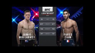 Jamie Mullarkey vs Fares Ziam FULLFIGHT Highlights  UFC Fight Island 6 [upl. by Adin]