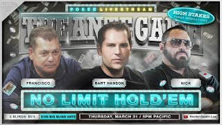 Bart Hanson Plays 55100 Ante Game w Nick Francisco Mike Nia  Commentary by David Tuchman [upl. by Cedric]