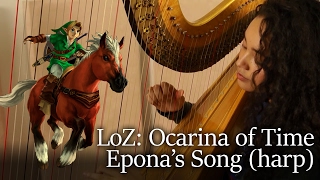 Ocarina of Time  Eponas Song Harp [upl. by Goober]