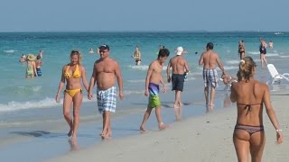 Beach Time Lapse Iberostar Laguna Azul Beach Resort Varadero Beach Cuba [upl. by Stranger]