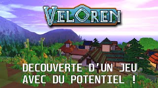 Découverte de Veloren  le nouveau Cube World fait par des fans [upl. by Esirehc970]