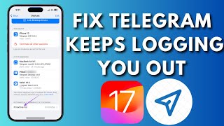 How To Fix Telegram Keeps Logging You Out [upl. by Kyne]