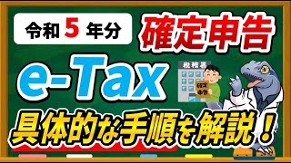 【令和５年分】eTaxで確定申告する具体的な方法・手順について徹底解説します！ [upl. by Ecnahs560]