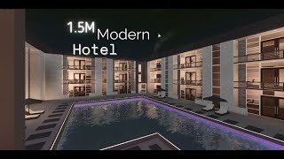 Bloxburg 15M Modern Hotel [upl. by Nagiem]