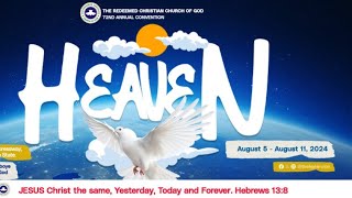 RCCG 72ND ANNUAL CONVENTION 2024  THEME HEAVEN  RCBC GRADUATION [upl. by Sam]