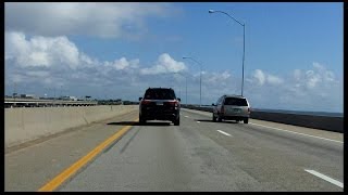 Hampton Roads BridgeTunnel westbound [upl. by Nageam]