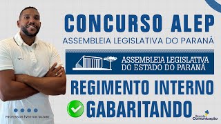 Como gabaritar o regimento interno da ALEP [upl. by Apurk]