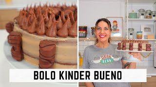 Bolo de aniversário de Kinder Bueno [upl. by Duquette]