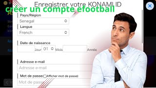 Comment créer un compte konami iD efootball 2024 mobile [upl. by Reemas]