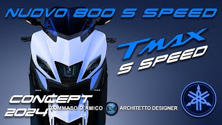 NUOVO TMAX 800 S SPEED – Sua maestà YAMAHA [upl. by Kirst]