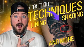 ALL TATTOO TECHNIQUES in ONE VIDEO [upl. by Norahs]