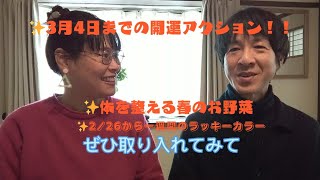 34までの開運アクション。春に体を整えるための食べ物。226から一週間のラッキーカラー [upl. by Albie]