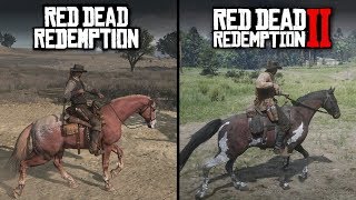 Red Dead Redemption 2 vs Red Dead Redemption  Direct Comparison [upl. by Chamberlain236]