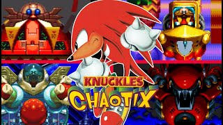 KNUCKLES CHAOTIX  All Bosses [upl. by Dinan]