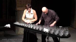 J S Bach  Toccata and Fugue in D minor on the glass harp музыкальные бокалы [upl. by Elvia]