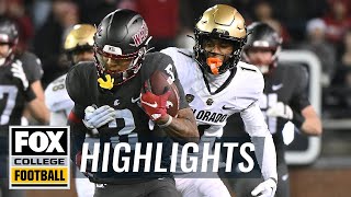 Colorado vs Washington State Highlights  CFB on FOX [upl. by England418]