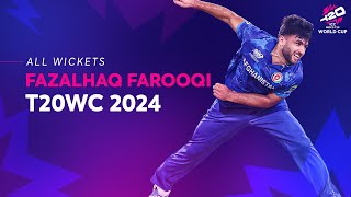 Every Fazalhaq Farooqi wicket at T20 World Cup 2024 [upl. by Baudin507]