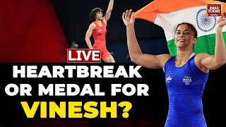 Vinesh Phogat CAS Hearing LIVE Verdict On Vinesh Phogat To Be Out On August 11 CAS  India Today [upl. by So]