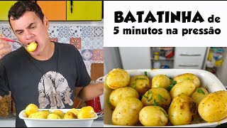 BATATINHA DE 5 MINUTOS NA PRESSÃO  Fubá online [upl. by Ainesy17]