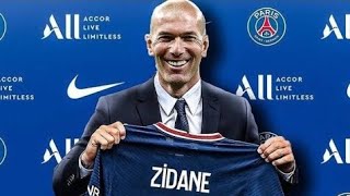 🚨OFFICIEL  ZINEDINE ZIDANE SIGNE AU PSG [upl. by Jehiah]