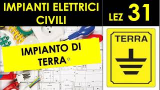 31  IMPIANTI ELETTRICI Limpianto di terra pericolosità della corrente elettrica guasto a terra [upl. by Anelaf676]