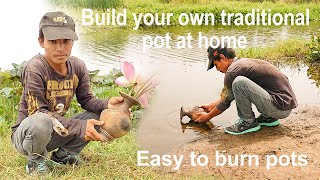 How to make a brick kiln at home by yourself [upl. by Pandora]