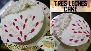 Tres leches cake  Milk cake [upl. by Yci601]