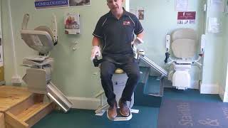 Platinum Curve Stairlift Demonstration [upl. by Selene]