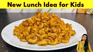 Lunch idea for Picky Eater Kids  20 minutes Qeema Macaroni  Easy Pasta Recipe Humainthekitchen [upl. by Pinto]