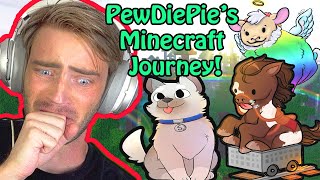 PewDiePies Entire Minecraft Journey Episode 1  48 The End [upl. by Arahc]