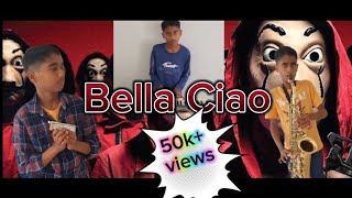 Bella CiaoMoney Heist  Medley  Harmonica Piano Saxophone  50k views [upl. by Diad]