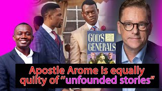 Roberts Liardon could also call out Apostle Arome for unfounded stories and esoteric teachings if [upl. by Sucramej]