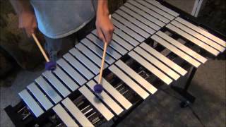 quotBlue Bossaquot Improv Vibraphone Solo [upl. by Ganny]