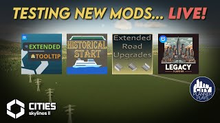 Testing on New Mods on a New Holiday Patch Map  Cities Skylines 2  LIVE [upl. by Nimrak]