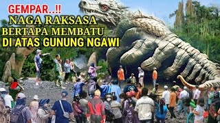 Gempar Ular Naga Raksasa Bertapa Membatu Diatas Gunung Yang Lagi Viral Di Ngawi [upl. by Saber]