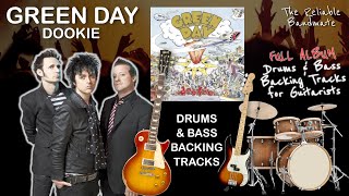 Green Day  Dookie FULL ALBUM FRONT TO BACK Backing Tracks All songs in order  Drums amp Bass Only [upl. by Trebuh]