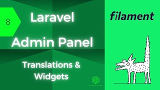 Laravel Filament Admin Panel 8 Translations amp Widgets [upl. by Mitzl]