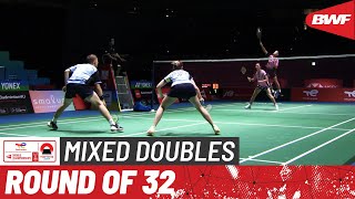 BWF World Championships 2022  YangHu TPE vs GicquelDelrue FRA 7  R32 [upl. by Wester]