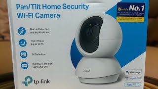 TPLink Tapo C210 2K WiFi Camera Unboxing [upl. by Ylam45]