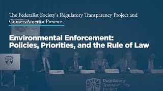 Environmental Enforcement Policies Priorities and the Rule of Law [upl. by Iruahs397]