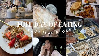 FULL DAY OF EATING YOUR FEAR FOODS pasta bread ice cream and a surprise health update [upl. by Ysac]