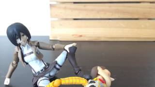 Mikasa vs Woody stopmotion [upl. by Mecke]