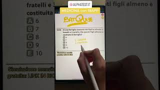 BatQuiz  Alphatest MEDICINA fun matematica quiz test maths tricks medical medicina [upl. by Kcirre]