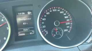 Golf 6 GTD acceleration [upl. by Ycnay487]