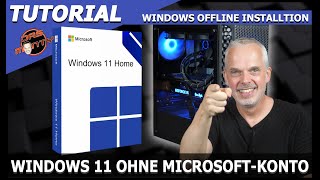 Windows 11 ohne Microsoft Konto installieren  Offlineinstallation ohne Internet Tutorial  DasMonty [upl. by Goran]