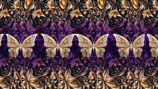 The Butterfly Effect 🦋  3D Stereogram Illusions [upl. by Earleen]