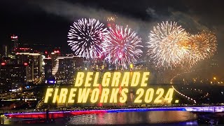 VATROMET U BEOGRADU 2024 BELGRADE FIREWORKS [upl. by Stelmach]