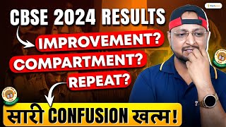 CBSE 2024 Results  Compartment  Repeat  Improvement  Complete Details  Physics Baba [upl. by Chane]